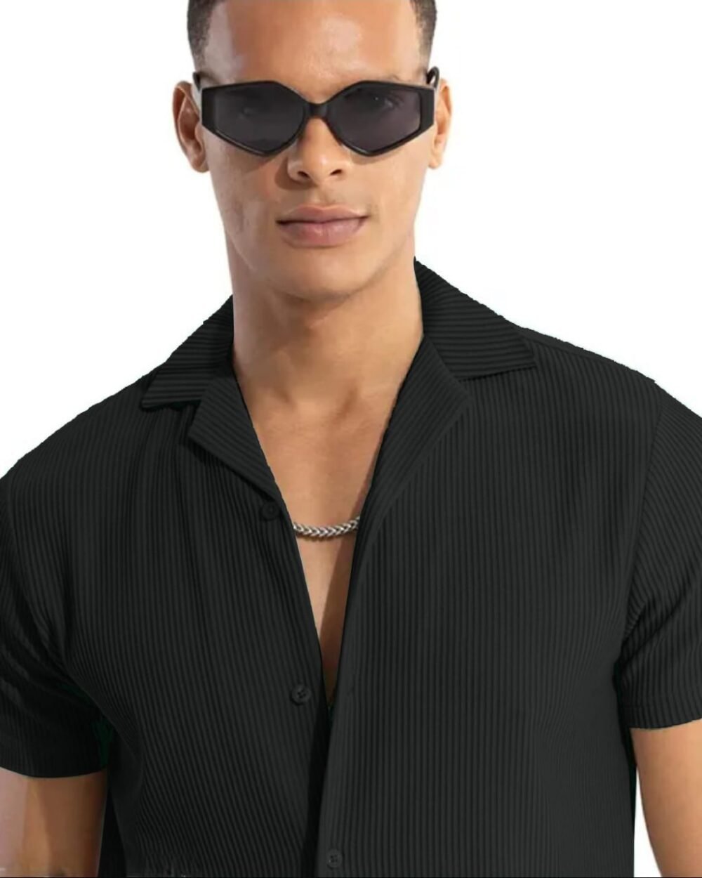 LAUNCHING  MEN’S EXCLUSIVE Cod-Roy FABRIC HALF SLEEVE SHIRT - Image 3