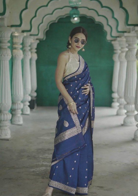 DESIGN : BEAUTIFUL RICH PALLU & SLAB WEAVING WORK ON ALL OVER THE SAREE.*